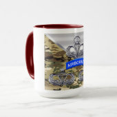 Mug Ailes aéroportées - jamais gagnées (Devant gauche)