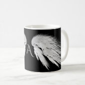 Mug AILES ANGEL Monogramme Noir (Devant droit)