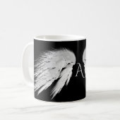 Mug AILES ANGEL Monogramme Noir (Devant gauche)