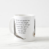 Mug Ailes comme Eagles Isaïe 4o : 31 (Devant gauche)