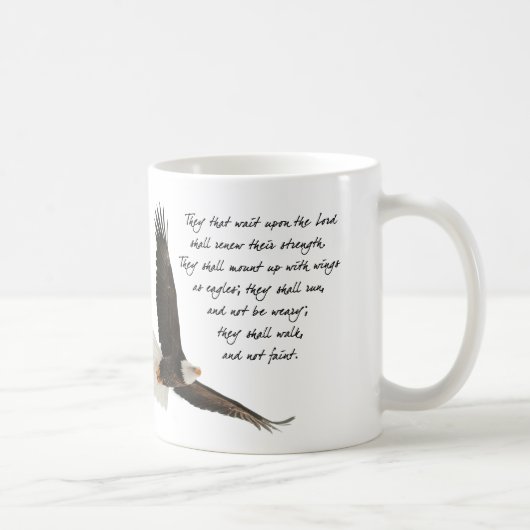 Mug Ailes comme Eagles Isaïe 4o : 31 (Droite)