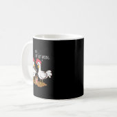 Mug Ailes de poulet de fast-food drôle de poulet frit (Devant gauche)