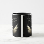 Mug Ailes de Saint-Esprit avec le vers de croix et (Centre)