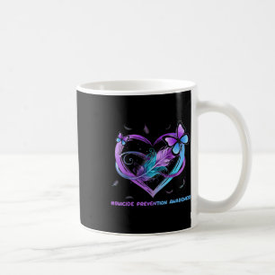 Mug Ailes de sensibilisation au suicide Ange Ruban, Su
