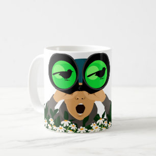 Mug Ailes et café : le rêve d'un observateur d'oiseaux
