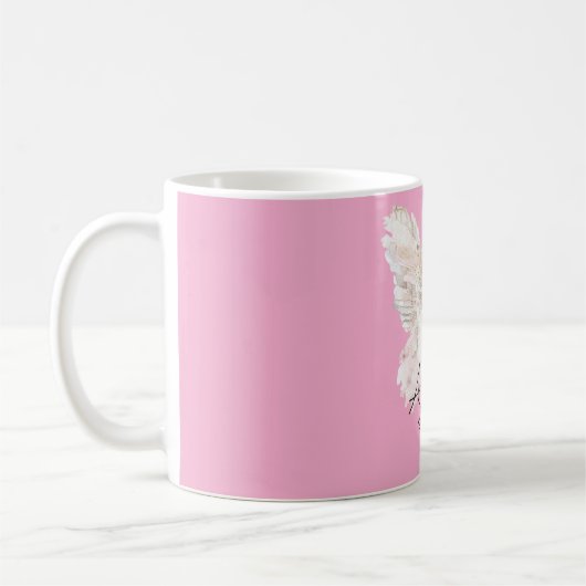 Mug Ailes poilues rose (Gauche)