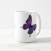 Mug Ailes rides : Papillon pourpre (Devant droit)
