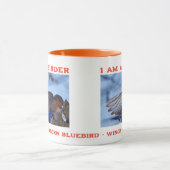 Mug Ailes vers l'Est Oiseau de bleuet (Centre)