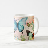 Mug "Ailes Whimsical : Cup de café design papillon" (Devant droit)