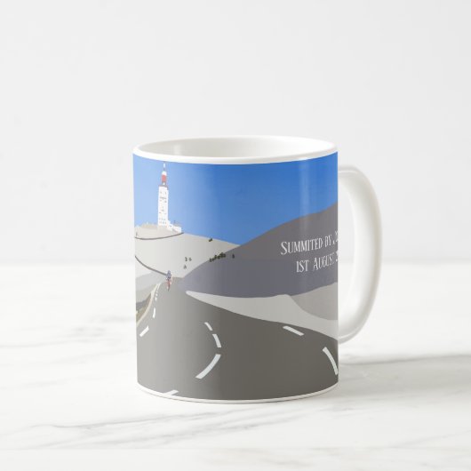 Mug Aimant cyclable Mont Ventoux (Devant droit)