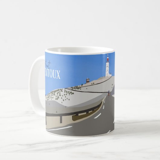 Mug Aimant cyclable Mont Ventoux (Devant gauche)