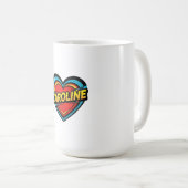 Mug Aime Caroline (Devant droit)