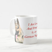 Mug Aimé et protégé par un berger allemand (Devant gauche)