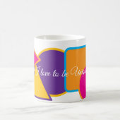 Mug aime être un design unique (Centre)