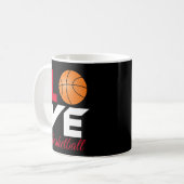 Mug Aime le basket-ball (Devant gauche)