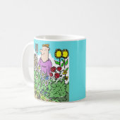 Mug Aime Le Jardinage. Keen Gardener (Devant gauche)