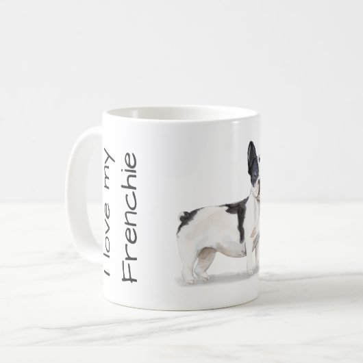 Mug Aime mon Frenchie (Devant gauche)