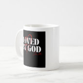 Mug Aimé par Dieu - Jean 3:16 (Devant gauche)