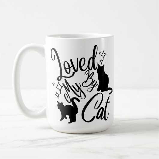 Mug Aimé par mon chat (Gauche)