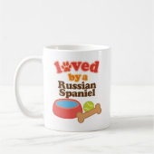 Mug Aimé par un épagneul russe (race de chien) (Gauche)