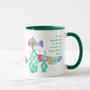 Mug Aimer Aquarium Poisson tant je me divertit Citer M