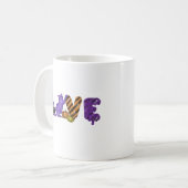 Mug Aimer avec un chat mignon pour Halloween (Devant gauche)