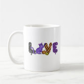 Mug Aimer avec un chat mignon pour Halloween (Gauche)