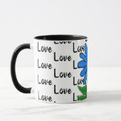 Mug Aimer Bleu Jaune (Gauche)