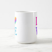 Mug AIMER Coeur arc-en-ciel (Centre)