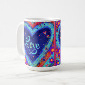Mug Aimer Coeurs mignons Valentines Jolies (Devant gauche)