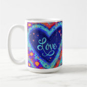 Mug Aimer Coeurs mignons Valentines Jolies (Gauche)