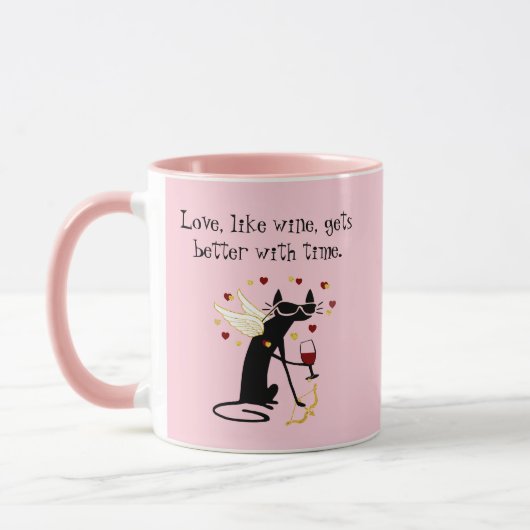Mug Aimer comme vin Valentine (Gauche)