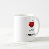 Mug Aimer Être Conforme Citation De Conformité Drôle (Devant droit)