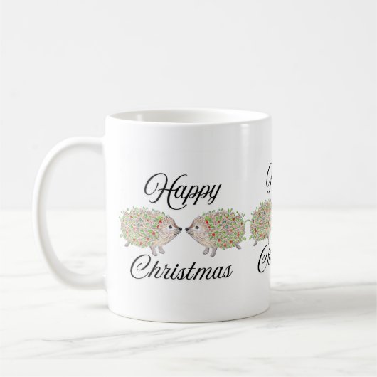 Mug Aimer Hedghogs Noël (Gauche)