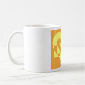 Mug Aimer Jaune sur Orange (Gauche)