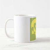 Mug Aimer Jaune sur Sage Green (Gauche)