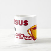 Mug AIMER JÉSUS AIMER LE CAFÉ AMOUR LIRE Christian (Centre)