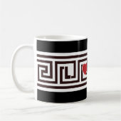 Mug Aimer la clé grecque (Gauche)