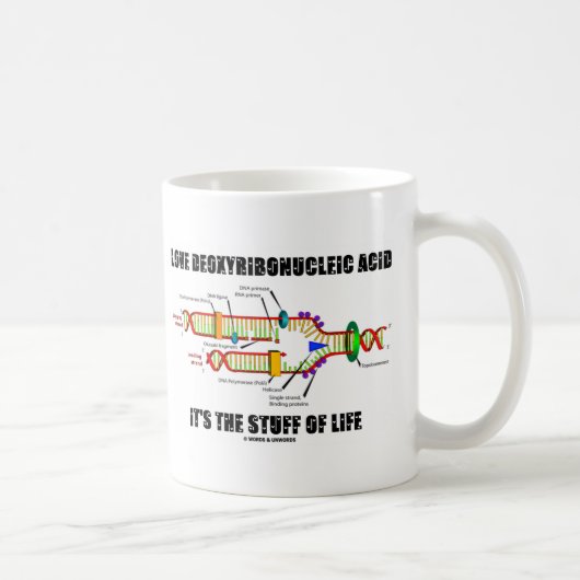 Mug Aimer l'acide désoxyribonucléique C'est le truc de (Droite)