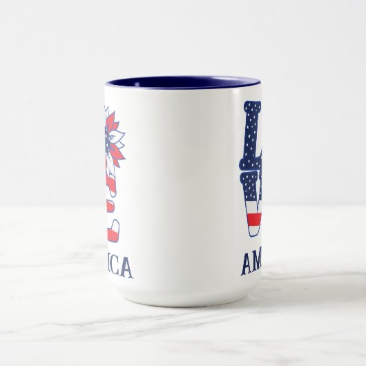 Mug Aimer l'Amérique (Centre)