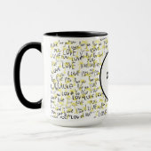 Mug Aimer l'art texte (Gauche)