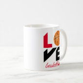 Mug Aimer le basket-ball (Devant droit)
