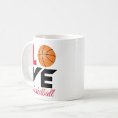 Mug Aimer le basket-ball (Devant gauche)