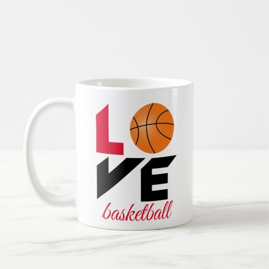 Mug Aimer le basket-ball (Gauche)