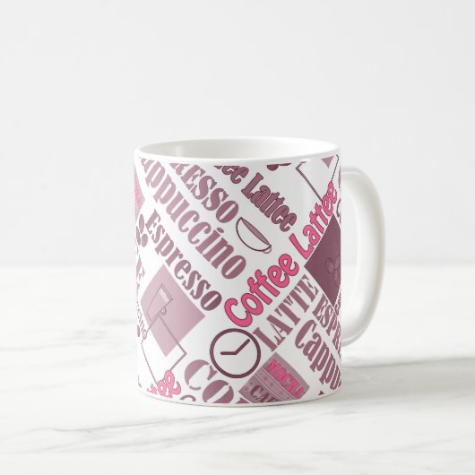 Mug Aimer le café (Devant droit)