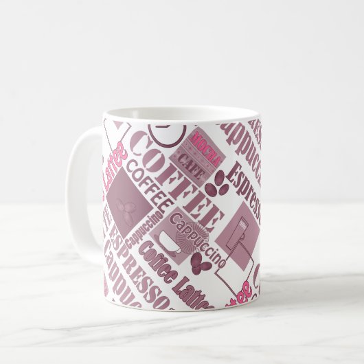 Mug Aimer le café (Devant gauche)