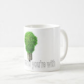 Mug Aimer le monde avec lequel vous êtes (Devant droit)
