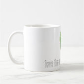 Mug Aimer le monde avec lequel vous êtes (Gauche)