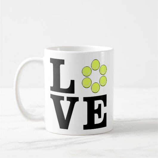 Mug Aimer le tennis (Gauche)