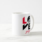 Mug Aimer le yoga (Devant droit)